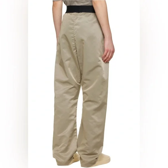 ESSENTIALS FEAR OF GOD ESSENTIALS Unisex Tan Nylon Trousers/Pants | NEW/NWT - Picture 3 of 16